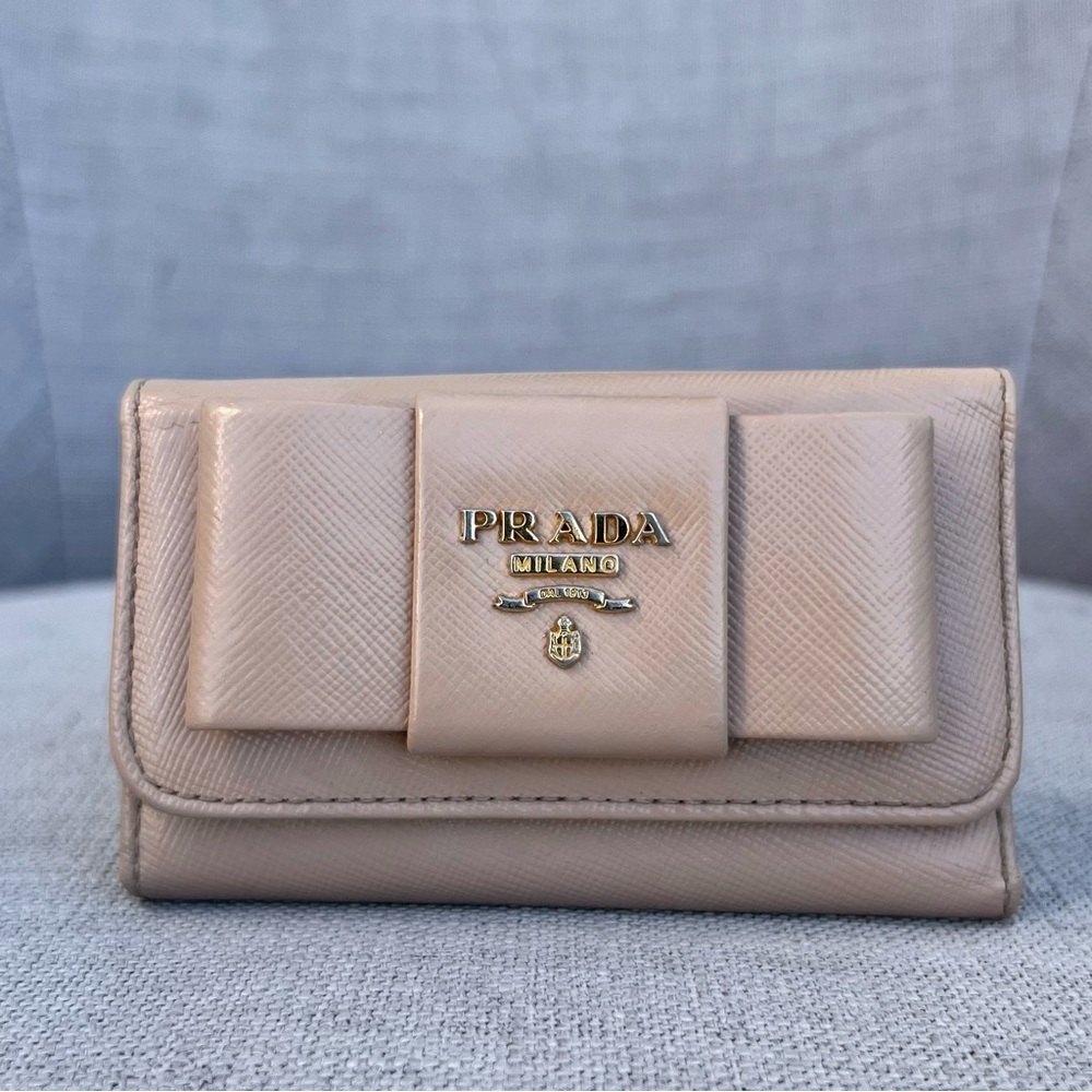 Prada Bow Key Case Holder